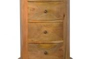 COUNTRY STYLE PETITE SLIM DRAWER CHEST WITH 3 DRAWERS
