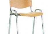 W671W Stacking Beech Side Chair