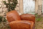 French club chair A statement piece Some restoration required 20th C