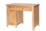 Cambridge Oak Single Pedestal Desk