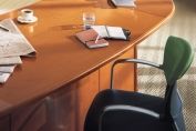 Corniche Executive Bow Fronted Desk