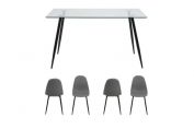 Petra Dining Table & 4 Chairs