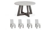 Lexham Round Dining Table & 4 Chairs