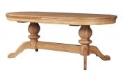 Sicily Solid Oak Double Pedestal Table