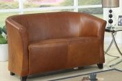 Seattle 2 Seater Club sofa -ANTIQUE LEATHER