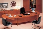 Inspire Wood Veneer Executive Desk