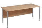 Maestro Plus Oak Collection - Rectangular Cantilever Desk - 725 x 1200 x 800mm