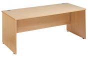 Maestro Plus Oak Collection - Panel End Desk - 725 x 800 x 800mm