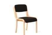 Madrid Visitor Chair Black Fabric Without Arms Ref BR000086