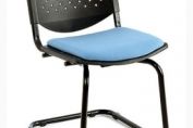 PS03 Poly Stacking Chair with Cantilever Base and Padded Seat