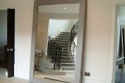 Large carved top mirror