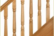 Oak - American/European Shown in Georgian Style Spindles