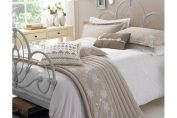 Kirstie Allsopp Lily Qulited Bed Throw, Taupe