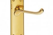 Carlisle Brass Ashtead Polished Brass Door Handle
