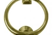 Brass ring door knocker Premier