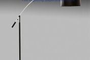 2121CC Black Floor Lamp