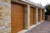 Sectional garage doors