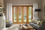 XL La Porte Pre-finished Oak French Door & 1 Sidelight Set