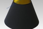 12" Empire black brillor lampshade