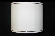 10" Cylinder Ivory P.V.C. Gold Fil