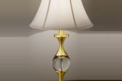 Franklite TL898 Satin Brass Table Lamp