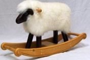 Ivory Fleece Rocking Lamb