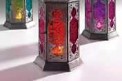 Moroccan Tonal Glass Lantern