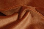 Plain Furnishing Velvet Brown 145cm